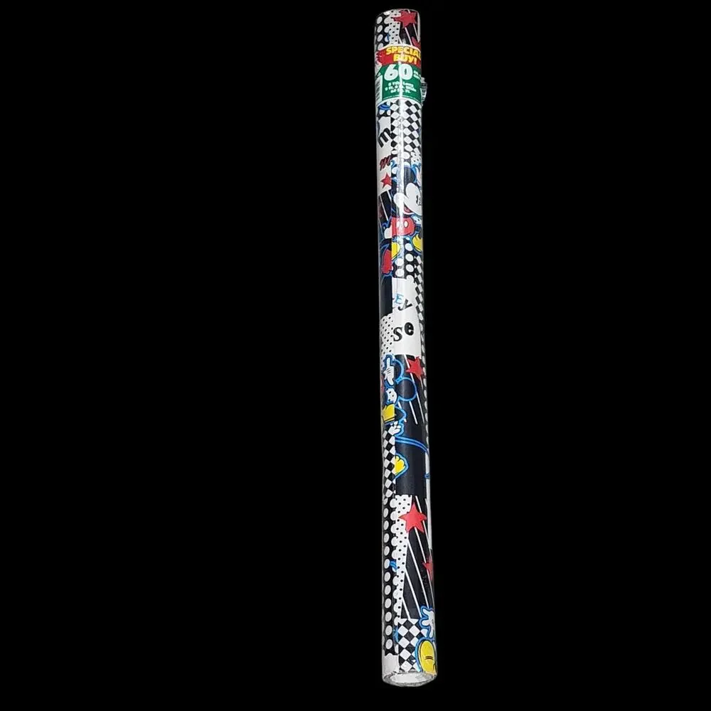 Vtg Cleo Disney Mickey Mouse Gift Wrap Paper Roll 60 Sq Ft 8 Yards NEW